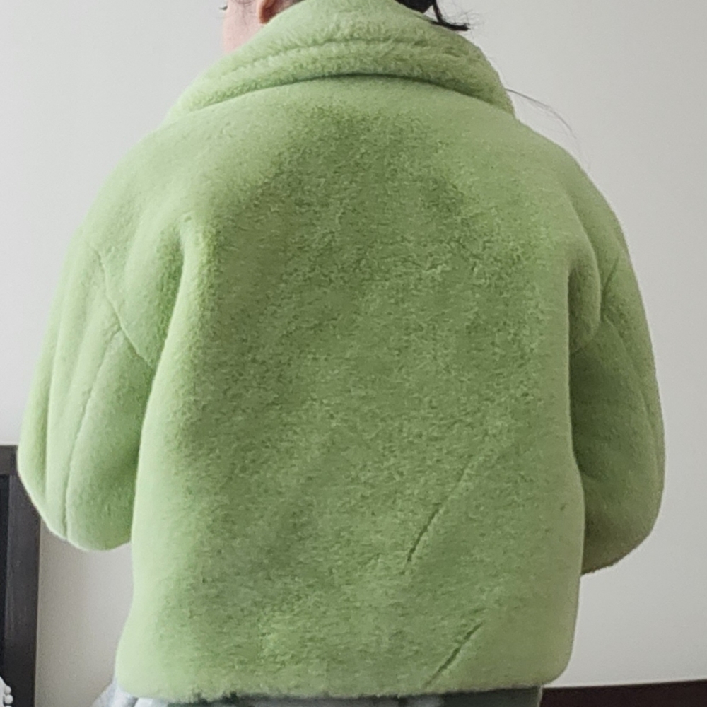 Faux fur jacket